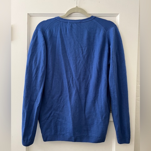 EWM 100% lambs wool lambswool cardigan sweater pure new wool made Scotland EUC - Picture 3 of 11